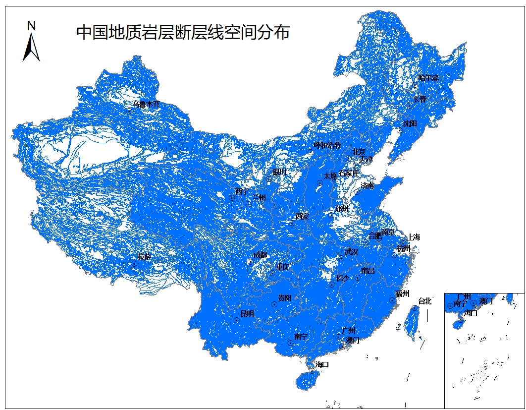 1111-地质岩层断层线