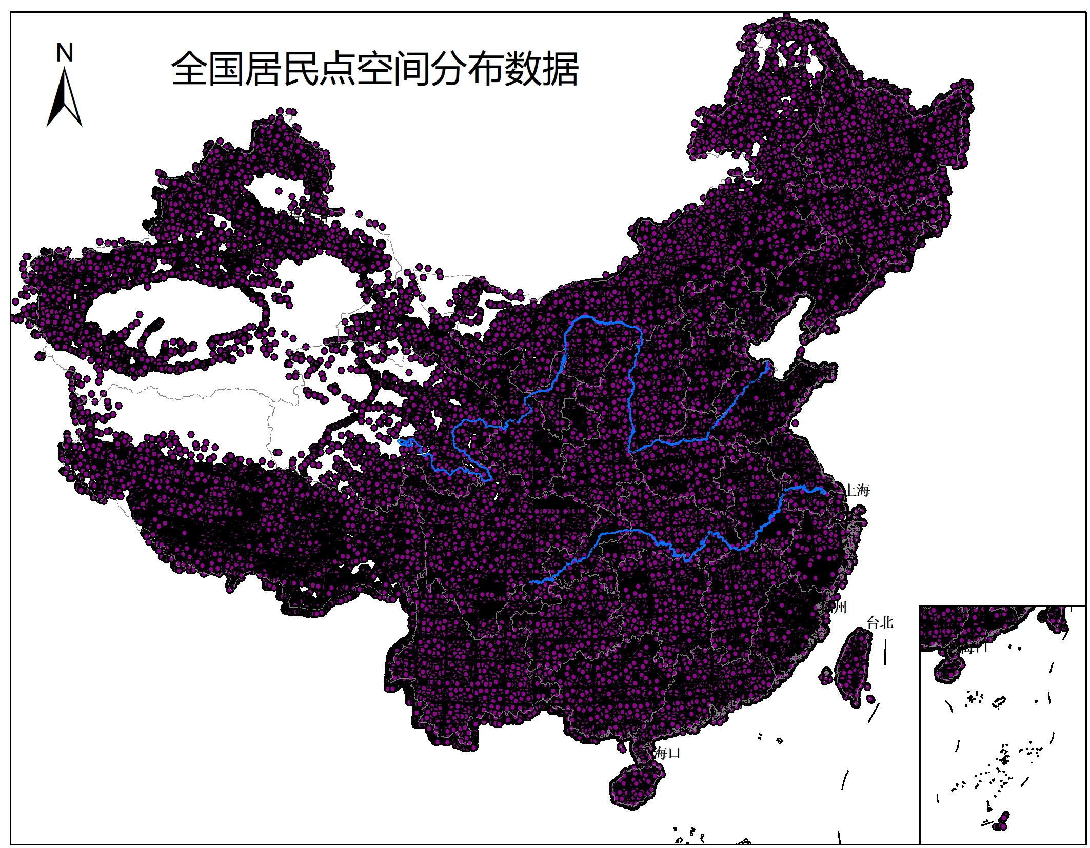 1111-全国居民点