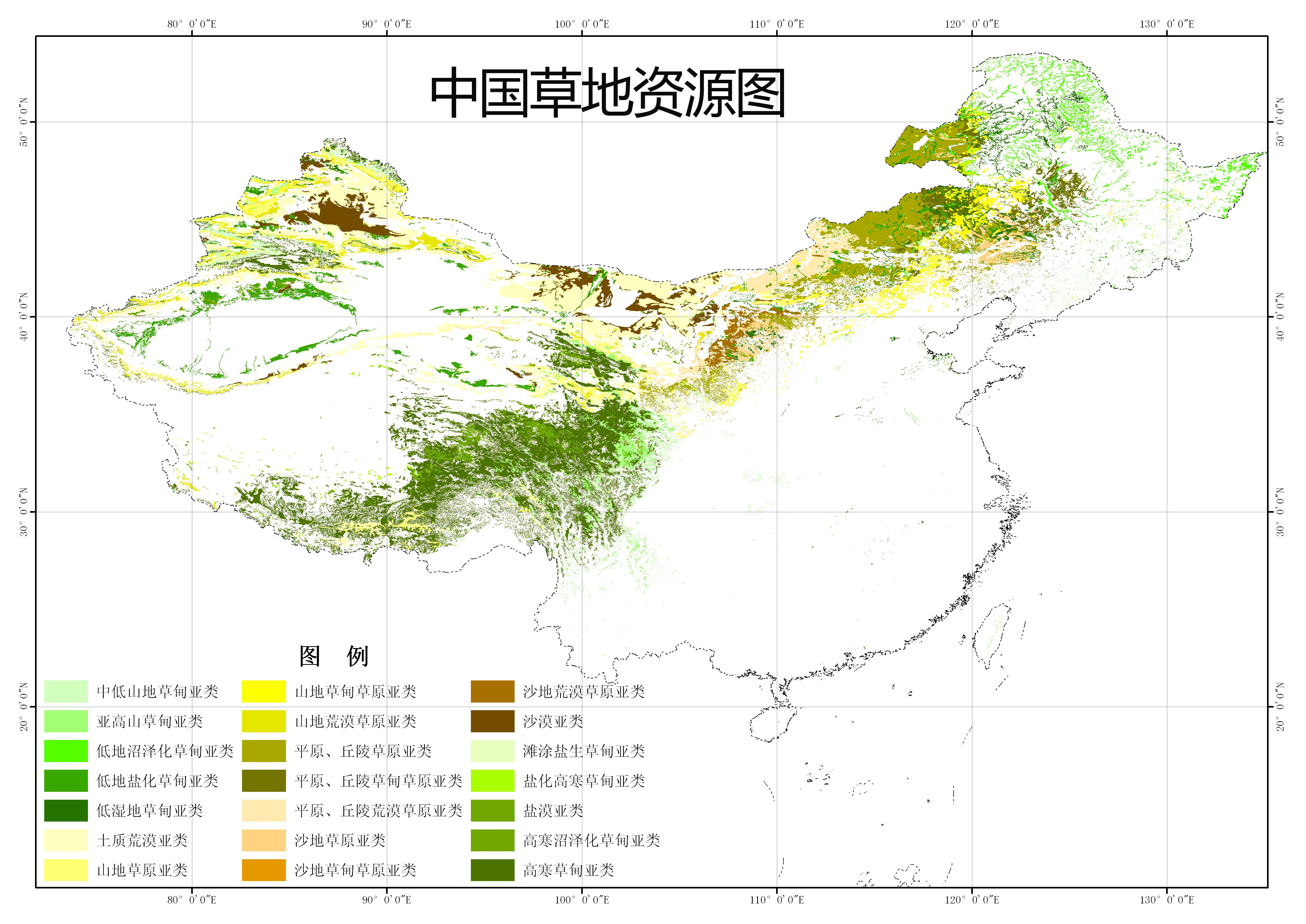 100草地图